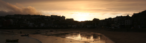 St Ives at sunset